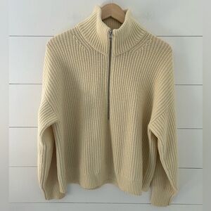 Everlane Half-Zip In Luxe Merino Sweater